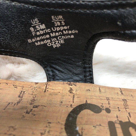 Circus Sam Edelman Ozzie Black Sandals Women's 9.5 - Picture 7 of 8